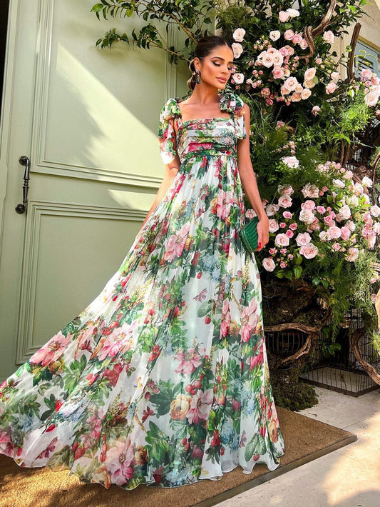 Designer Summer Chiffon Dress