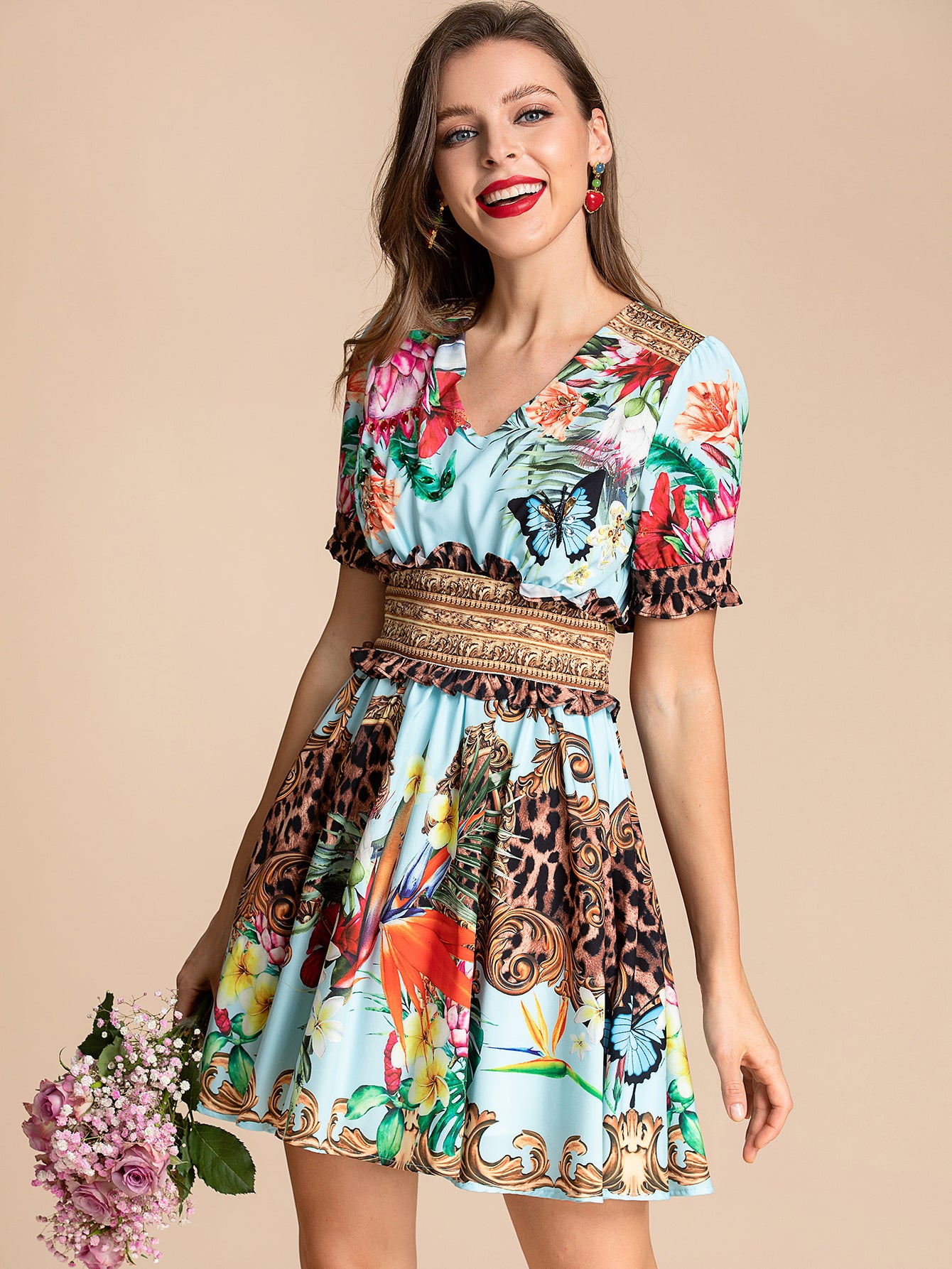 Fashion Runway Summer Dress